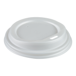 CPLA deksel 360ml wit 90mm Ø