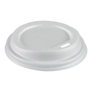 CPLA deksel 360ml wit 90mm Ø