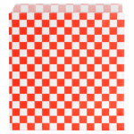 vetvrij snackzakje rood wit blok
