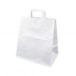 Papieren draagtas wit 26x17x28cm