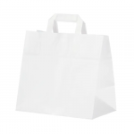 Papieren draagtas wit 32x17x30cm