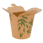 Take away box Feel Green 480ml bruin Ø8x9cm