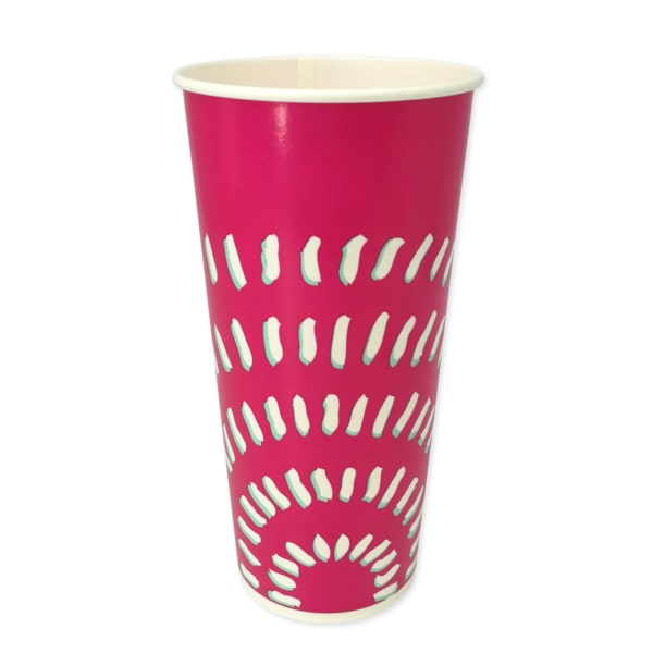 Milkshakebeker karton 500ml Sunrise