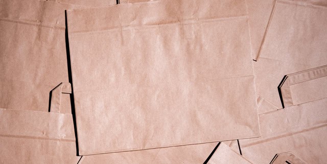 Papieren draagtassen