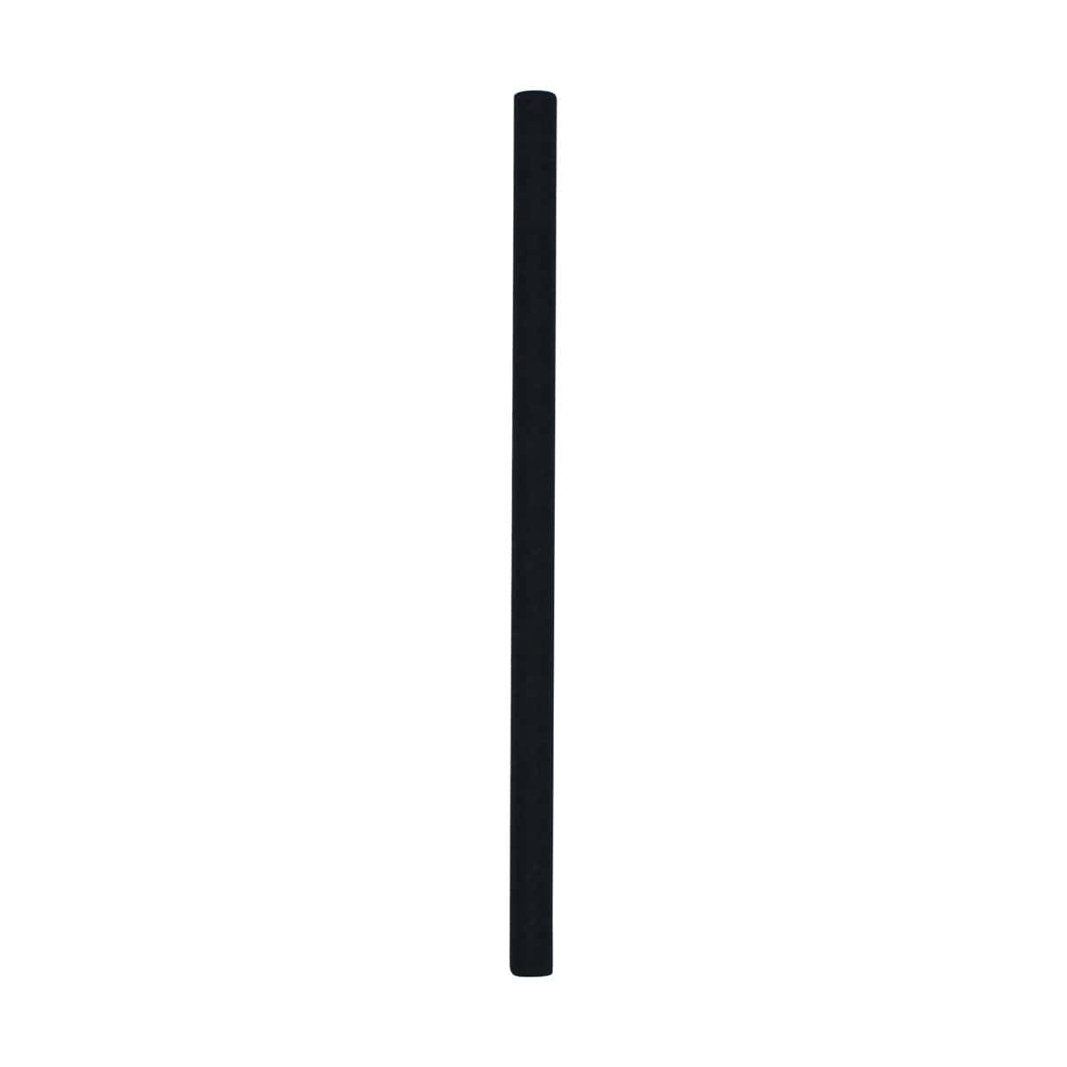 Papieren cocktailrietjes zwart 150x7mmØ