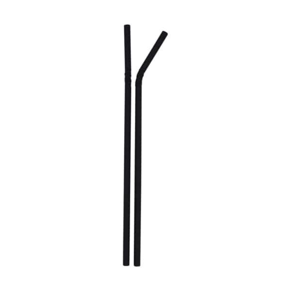 STRW07 FSC® papieren buigrietjes zwart 220x6mm Ø