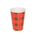 Koffiebeker 180cc 7.5oz Ø70mm Schotse ruit scotty