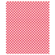 Vetvrij papier rood wit blok 31x31cm