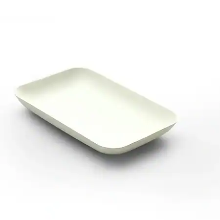 Bagastro bord rechthoekig 12x8xH1,5cm