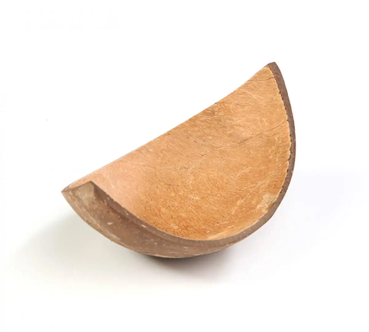 Coconut bootje circa 10x6,5xH1,5/5cm