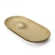 Palm bord ovaal met heuvel 22x12xH2cm