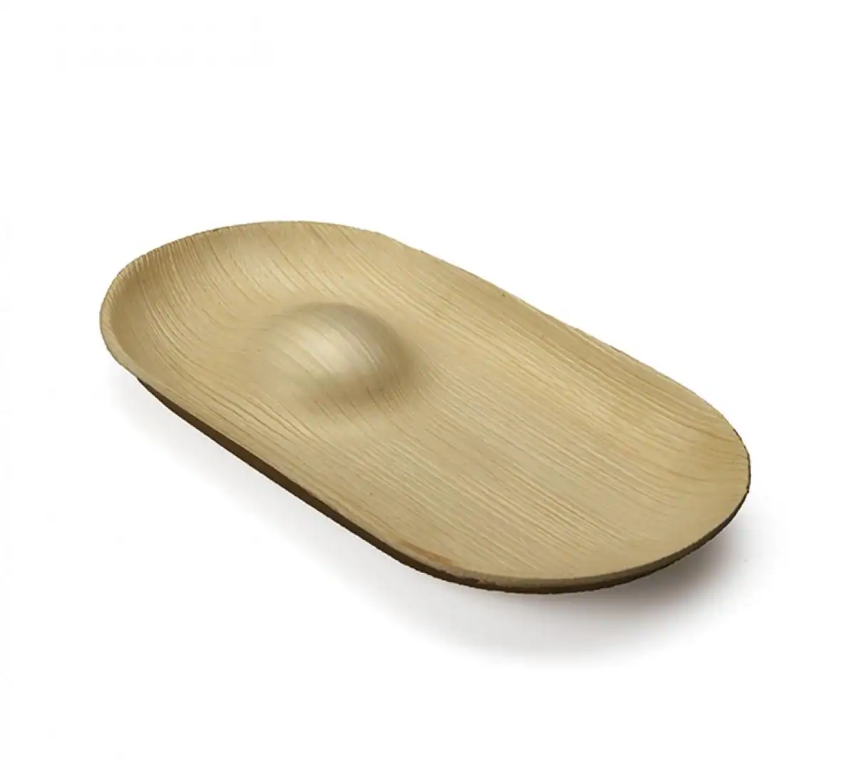 Palm bord ovaal met heuvel 22x12xH2cm