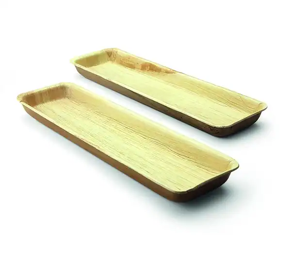 Palm schaal rechthoekig 33x9xH2,5cm