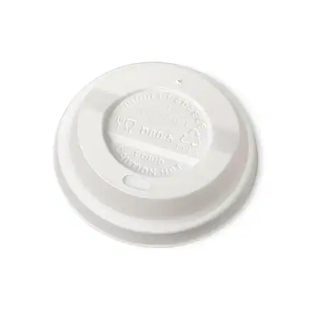 CPLA deksel wit Ø80mm 8oz