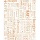 Vetvrij papier Parole oranje 28x34cm 229.40