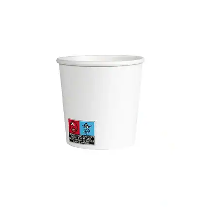 Karton PE koffiebeker 100ml 4oz wit 51801NL