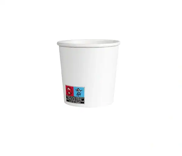 Karton PE koffiebeker 100ml 4oz wit 51801NL