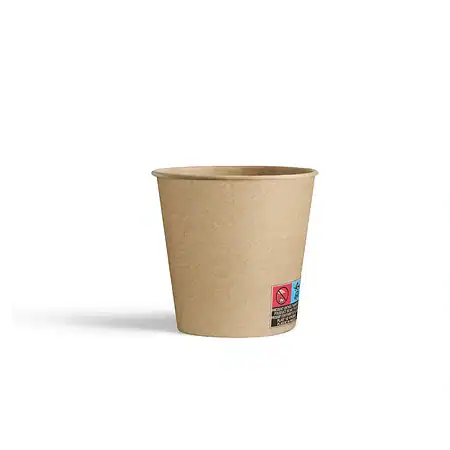Kraft PE koffiebeker 100ml 4oz