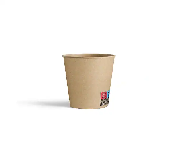 Kraft PE koffiebeker 100ml 4oz