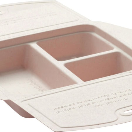 Suikerriet meal box to go 3-vaks 500/200/200ml