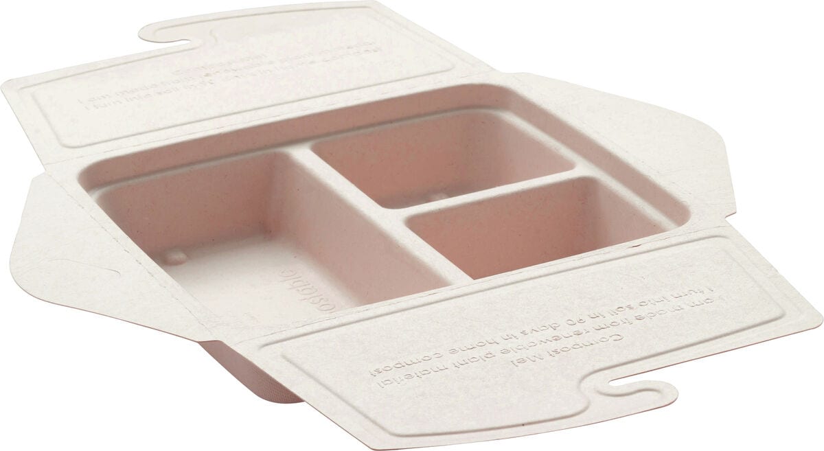 Suikerriet meal box to go 3-vaks 500/200/200ml