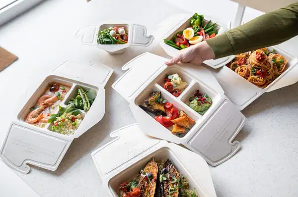 Suikerriet meal box to go 3-vaks 500 200 200ml