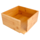 Bamboe servethouder 13,5x13,5x10cm