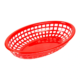 Rood mandje ovaal herbruikbaar 24x15x4,5cm