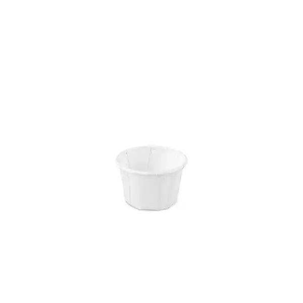 Papieren sauspotje 30ml wit (FSC®) 50502