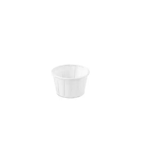 Papieren sauspotje 37ml wit (FSC®) 50504