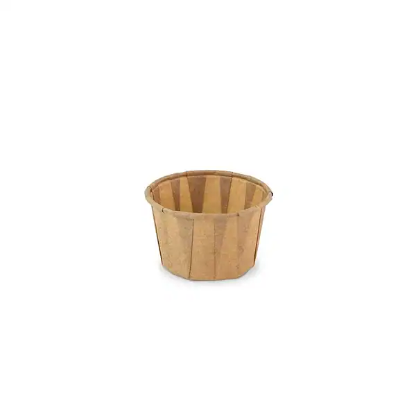 Papieren sauspotje 60ml bruin (FSC®) 50526