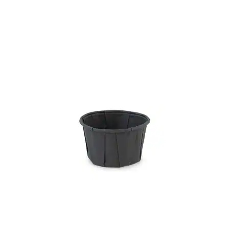 Papieren sauspotje 60ml zwart (FSC®) 50546