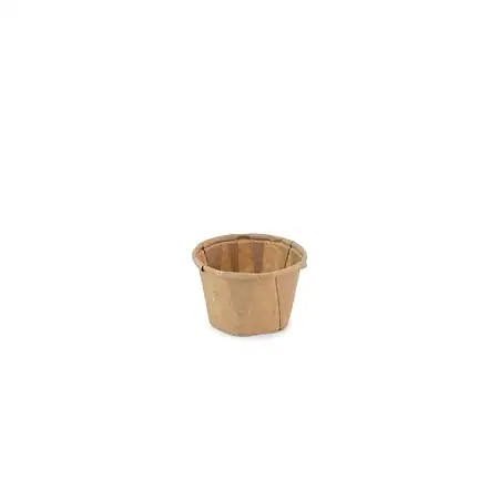Papieren sauspotje 30ml bruin (FSC®) 50522