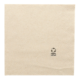 Servet gerecycled ongebleekt 33x33cm ¼ vouw 2-laags
