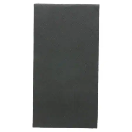 Servet zwart 40x40cm 18 vouw 2-laags